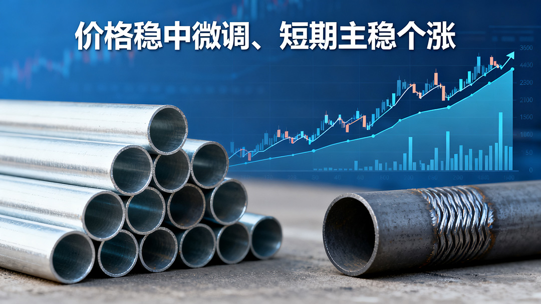 鍍鋅管、焊（hàn）管價格（gé）穩中微調 短期預計主穩個漲